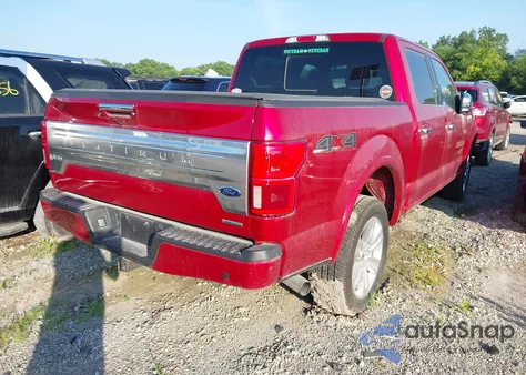 2020 Ford F-150 Platinum z USA, uszkodzony, nr VIN 1FTEW1E41LFB78832